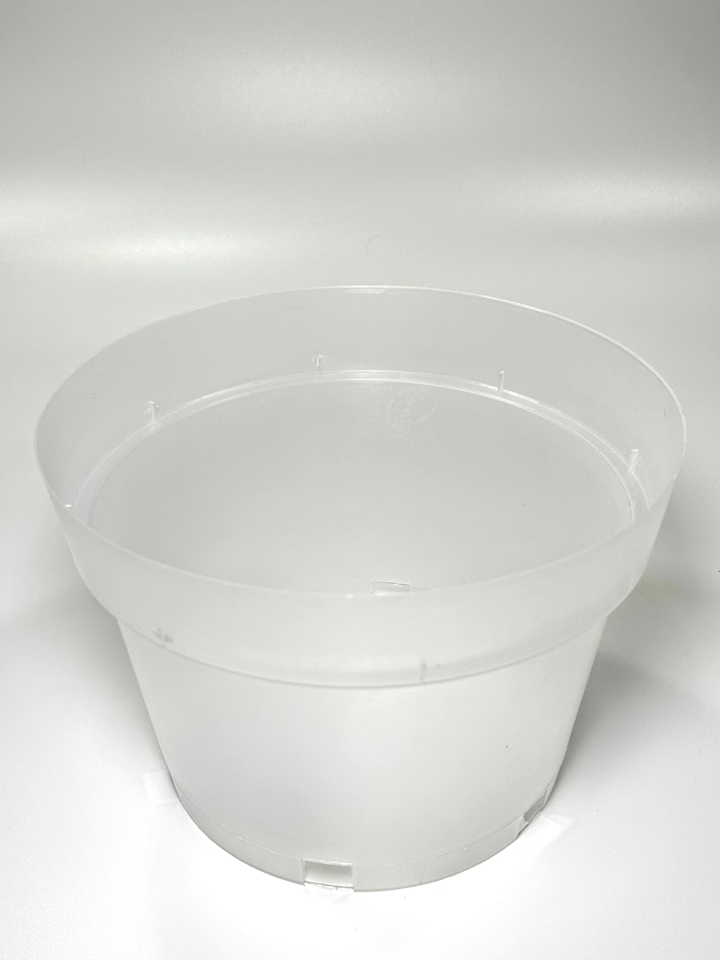 Clear Plastic Pot 8x8"